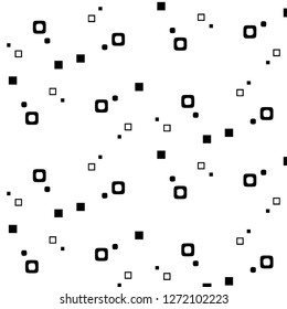 Halftone monochrome texture background. Abstract vintage black and white vector illustration Texture