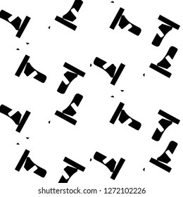 Halftone monochrome texture background. Abstract vintage black and white vector illustration Texture