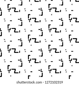 Halftone monochrome texture background. Abstract vintage black and white vector illustration Texture