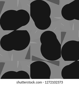 Halftone monochrome texture background. Abstract vintage black and white vector illustration Texture