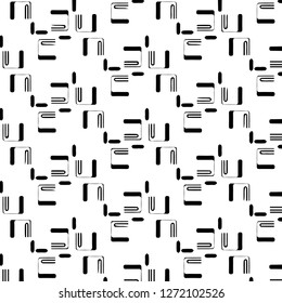 Halftone monochrome texture background. Abstract vintage black and white vector illustration Texture