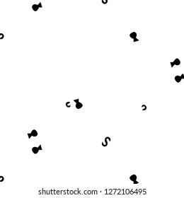Halftone monochrome texture background. Abstract vintage black and white vector illustration Texture