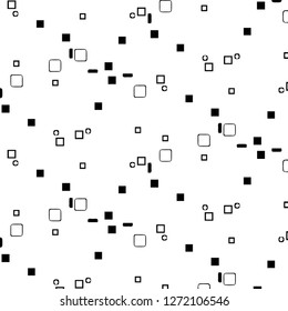 Halftone monochrome texture background. Abstract vintage black and white vector illustration Texture