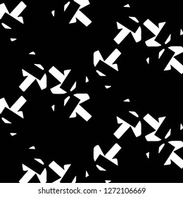 Halftone monochrome texture background. Abstract vintage black and white vector illustration Texture