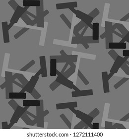 Halftone monochrome texture background. Abstract vintage black and white vector illustration Texture