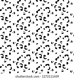 Halftone monochrome texture background. Abstract vintage black and white vector illustration Texture