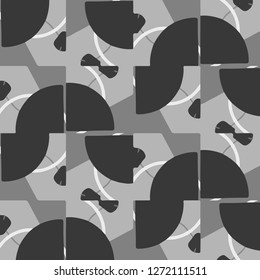 Halftone monochrome texture background. Abstract vintage black and white vector illustration Texture