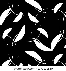 Halftone monochrome texture background. Abstract vintage black and white vector illustration Texture
