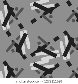 Halftone monochrome texture background. Abstract vintage black and white vector illustration Texture