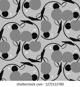 Halftone monochrome texture background. Abstract vintage black and white vector illustration Texture