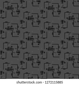 Halftone monochrome texture background. Abstract vintage black and white vector illustration Texture