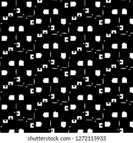 Halftone monochrome texture background. Abstract vintage black and white vector illustration Texture