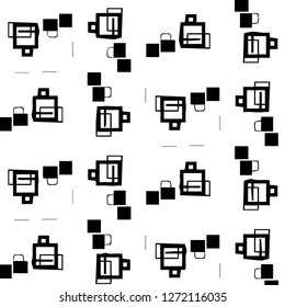 Halftone monochrome texture background. Abstract vintage black and white vector illustration Texture