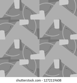 Halftone monochrome texture background. Abstract vintage black and white vector illustration Texture