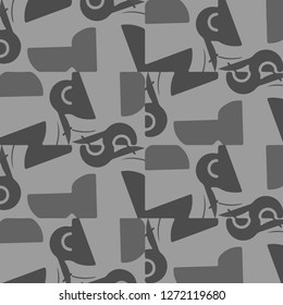 Halftone monochrome texture background. Abstract vintage black and white vector illustration Texture