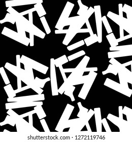 Halftone monochrome texture background. Abstract vintage black and white vector illustration Texture