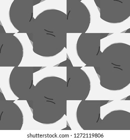 Halftone monochrome texture background. Abstract vintage black and white vector illustration Texture