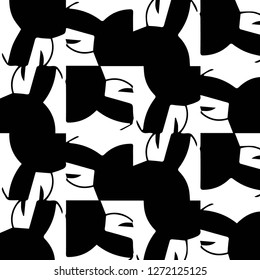 Halftone monochrome texture background. Abstract vintage black and white vector illustration Texture