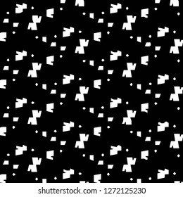 Halftone monochrome texture background. Abstract vintage black and white vector illustration Texture