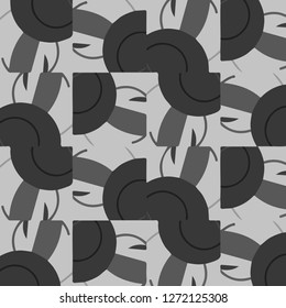 Halftone monochrome texture background. Abstract vintage black and white vector illustration Texture