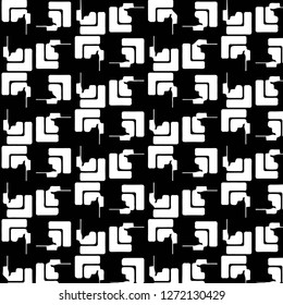 Halftone monochrome texture background. Abstract vintage black and white vector illustration Texture