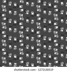 Halftone monochrome texture background. Abstract vintage black and white vector illustration Texture