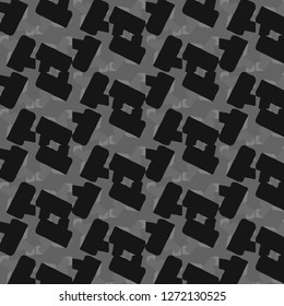 Halftone monochrome texture background. Abstract vintage black and white vector illustration Texture