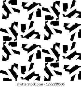Halftone monochrome texture background. Abstract vintage black and white vector illustration Texture