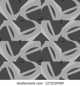 Halftone monochrome texture background. Abstract vintage black and white vector illustration Texture