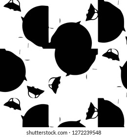 Halftone monochrome texture background. Abstract vintage black and white vector illustration Texture