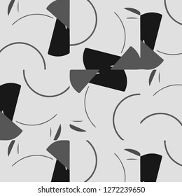Halftone monochrome texture background. Abstract vintage black and white vector illustration Texture