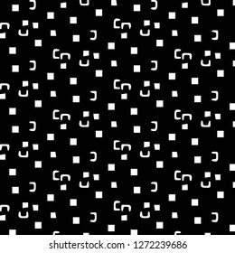 Halftone monochrome texture background. Abstract vintage black and white vector illustration Texture