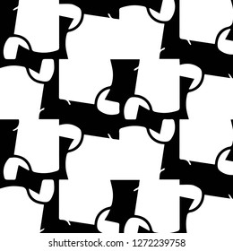 Halftone monochrome texture background. Abstract vintage black and white vector illustration Texture