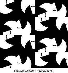 Halftone monochrome texture background. Abstract vintage black and white vector illustration Texture