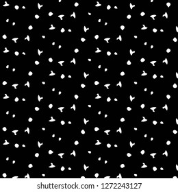 Halftone monochrome texture background. Abstract vintage black and white vector illustration Texture