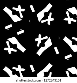 Halftone monochrome texture background. Abstract vintage black and white vector illustration Texture