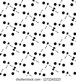 Halftone monochrome texture background. Abstract vintage black and white vector illustration Texture