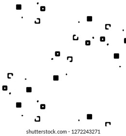 Halftone monochrome texture background. Abstract vintage black and white vector illustration Texture
