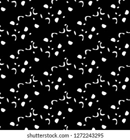 Halftone monochrome texture background. Abstract vintage black and white vector illustration Texture