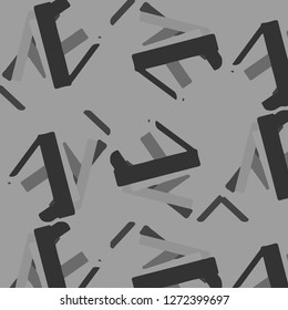 Halftone monochrome texture background. Abstract vintage black and white vector illustration Texture
