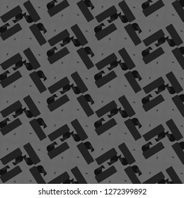 Halftone monochrome texture background. Abstract vintage black and white vector illustration Texture
