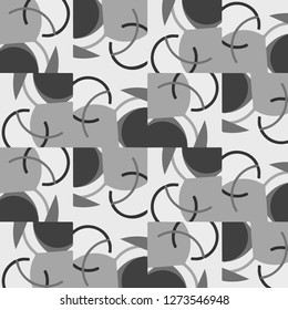 Halftone monochrome texture background. Abstract vintage black and white vector illustration Texture
