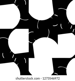 Halftone monochrome texture background. Abstract vintage black and white vector illustration Texture