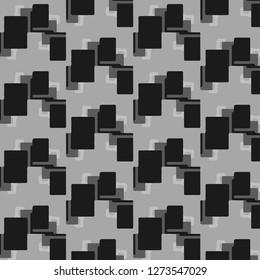 Halftone monochrome texture background. Abstract vintage black and white vector illustration Texture