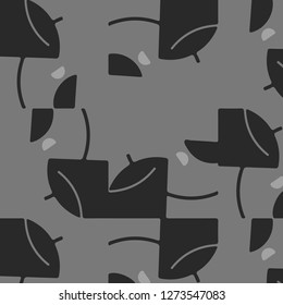 Halftone monochrome texture background. Abstract vintage black and white vector illustration Texture