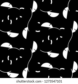 Halftone monochrome texture background. Abstract vintage black and white vector illustration Texture