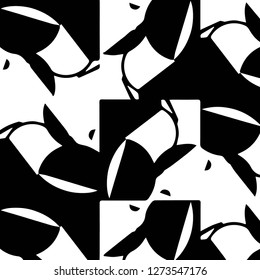 Halftone monochrome texture background. Abstract vintage black and white vector illustration Texture