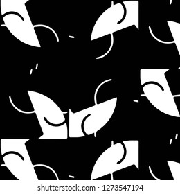 Halftone monochrome texture background. Abstract vintage black and white vector illustration Texture