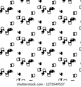 Halftone monochrome texture background. Abstract vintage black and white vector illustration Texture