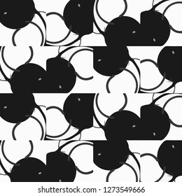 Halftone monochrome texture background. Abstract vintage black and white vector illustration Texture